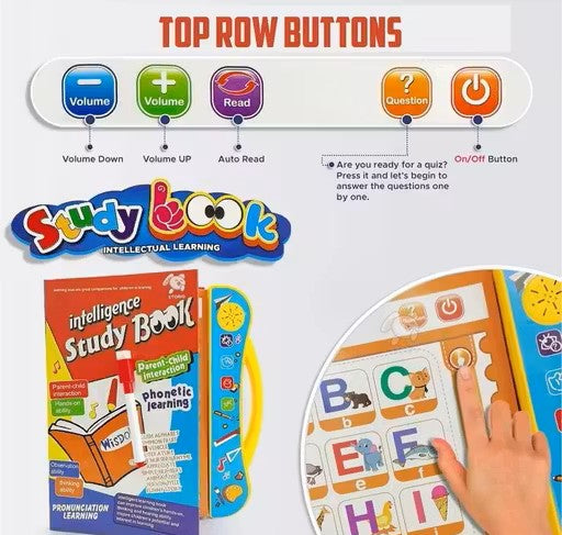 Intelligence Book Interactive Sound Learning Book for Kids