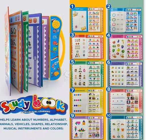 Intelligence Book Interactive Sound Learning Book for Kids