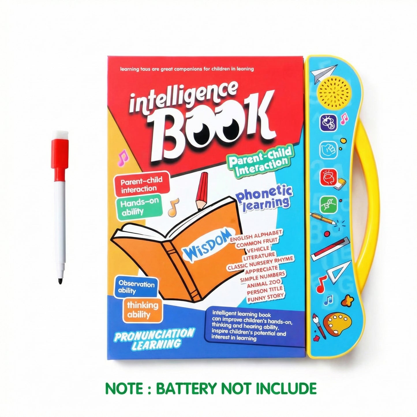 Intelligence Book Interactive Sound Learning Book for Kids